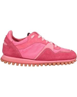 Spalwart Fuchsia Sneakers Leather, Textile Fibers - Pink