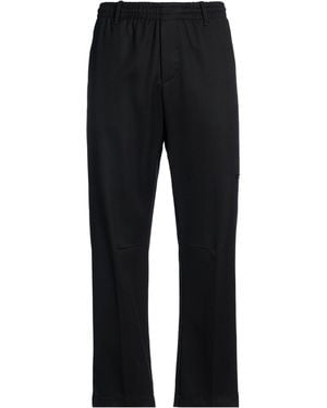 Covert Pants Virgin Wool, Acrylic - Black