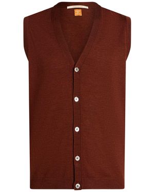 hindustrie Cardigan Merino Wool - Brown