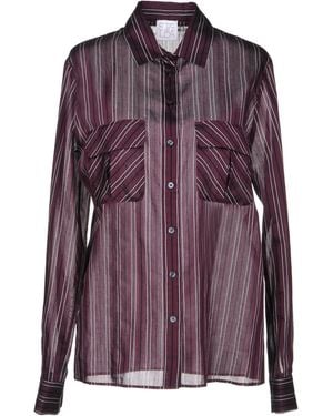 Stella Jean Burgundy Shirt Cotton, Silk - Purple