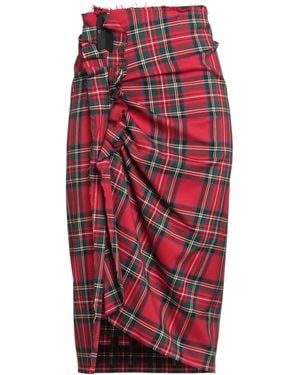 8pm Midi Skirt Polyester, Viscose, Elastane - Red