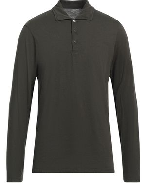 Majestic Filatures Dark Polo Shirt Cotton, Cashmere - Gray