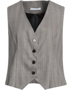 Caractere Tailored Vest Polyester, Viscose, Elastane - Gray