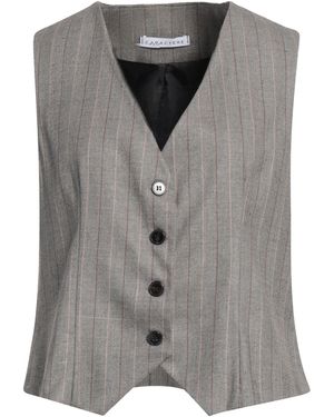 Caractere Tailored Vest Polyester, Viscose, Elastane - Grey