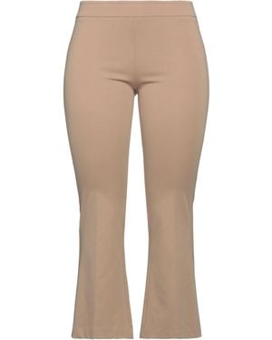 RUE DU BAC Camel Pants Cotton, Polyamide, Elastane - Natural