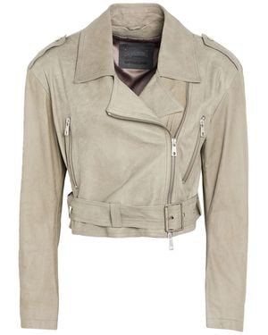 Giorgio Brato Jacket Leather - Natural