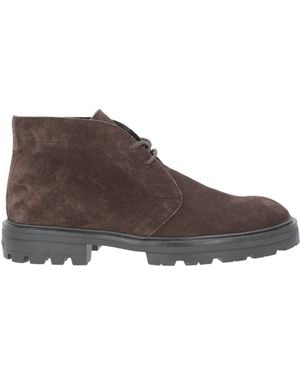 Hogan Ankle Boots Leather - Brown