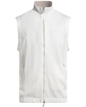 Eleventy Platinum Cardigan Cotton, Polyamide - White