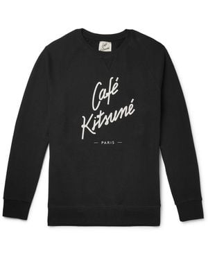 Café Kitsuné Felpa - Nero