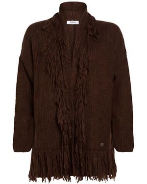 Please Cardigan Polyacrylic, Polyamide, Wool, Viscose - Brown