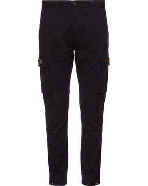Aeronautica Militare Trousers Cotton, Elastane - Blue