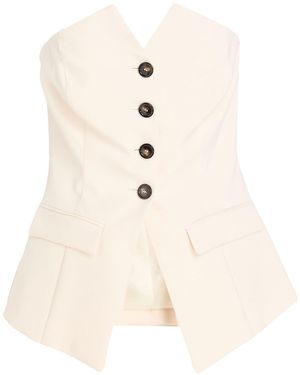 Marella Top Polyester, Virgin Wool, Elastane - Natural