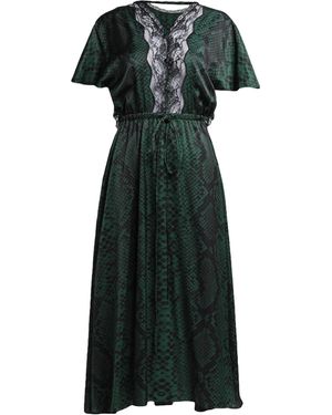 green emerald velvet dress Izaren Halter Maxi Dress in Green Cactus