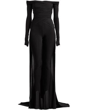 GIUSEPPE DI MORABITO Jumpsuit Polyester, Elastane - Black