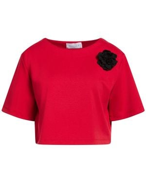 Gaelle Paris T-Shirt Polyester, Viscose, Elastane - Red
