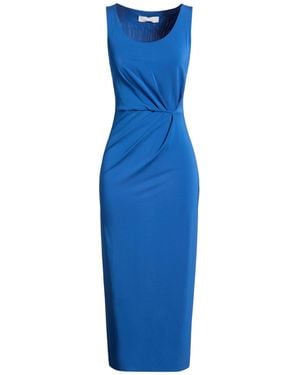 Kaos Midi Dress Acetate, Polyamide, Elastane - Blue