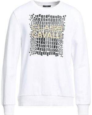 Roberto Cavalli Sweatshirt Cotton - White