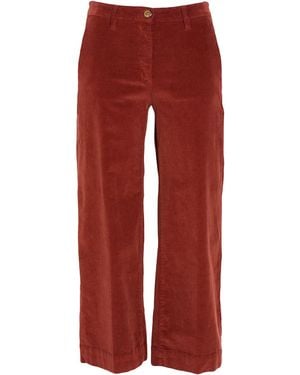 Shaft Pants Cotton, Elastane - Red