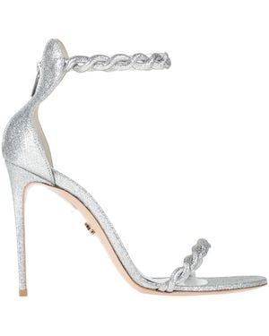 Le Silla Sandals Textile Fibers - White