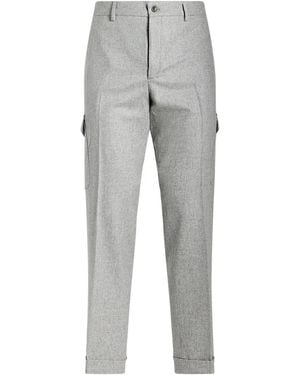 Barba Napoli Trousers Virgin Wool - Grey