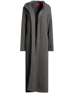 The Elder Statesman Coat Cashmere - Gray