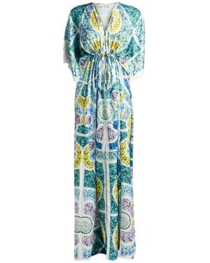 Mary Katrantzou Maxi Dress Polyester - Blue
