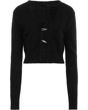 Heron Preston Cardigan Acrylic, Polyamide, Synthetic Fibres, Wool, Mohair Wool - Black