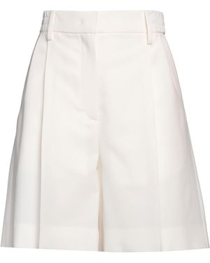 Valentino Garavani Ivory Shorts & Bermuda Shorts Wool - White