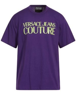 Versace Jeans Couture T-Shirt Cotton - Purple