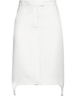 Courreges Midi Skirt Polyester, Acetate - White