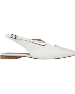 Divine Follie Ballet Flats Leather - White
