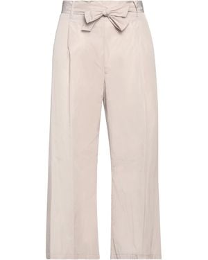 Diana Gallesi Polyester Wide-Leg Pants - Natural