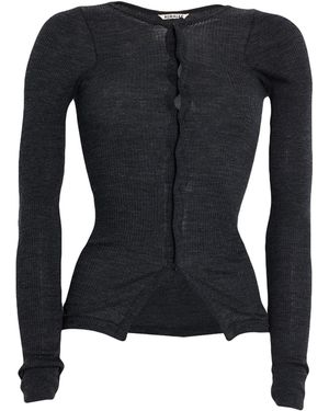 AURALEE Cardigan - Black