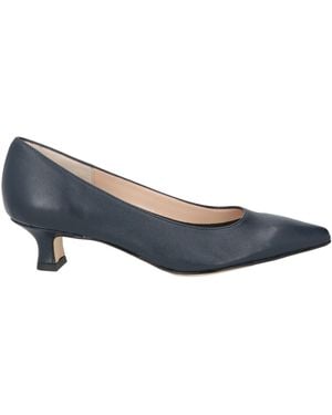 Status Court Shoes Leather - Blue