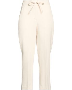 Circolo 1901 Pants Cotton, Elastane - White