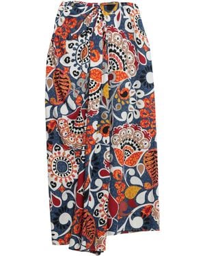 Manila Grace Midi Skirt - Multicolor