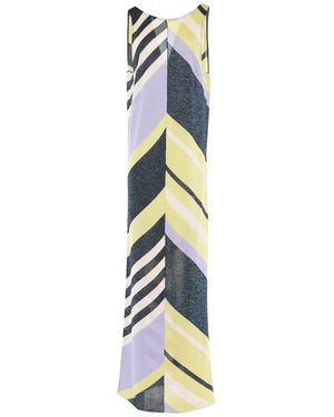 Circus Hotel Maxi Dress - Blue