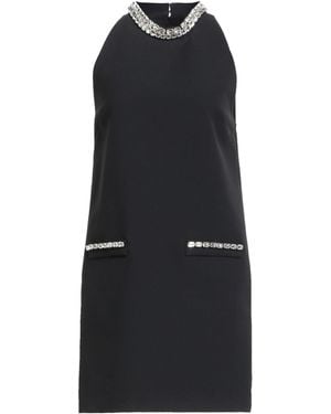 Sandro Mini Dress Polyester, Elastane - Black