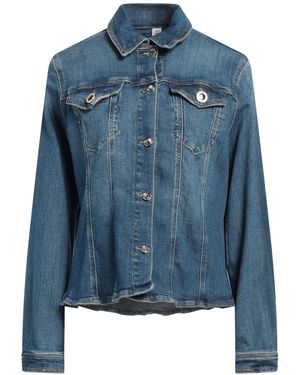 Liu Jo Faded Denim Trucker Jacket - Blue