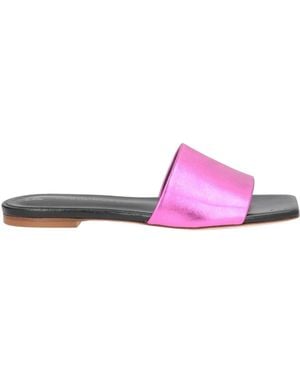 Fabio Rusconi Mauve Sandals Leather - Pink