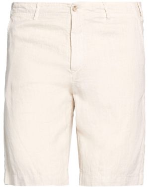 Fedeli Ivory Shorts & Bermuda Shorts Linen - Natural