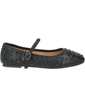 Alma En Pena. Ballet Flats - Black