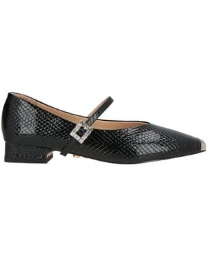 Twenty Four Haitch Ballet Flats - Black