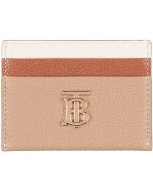 Burberry Cardholder Calfskin - Natural