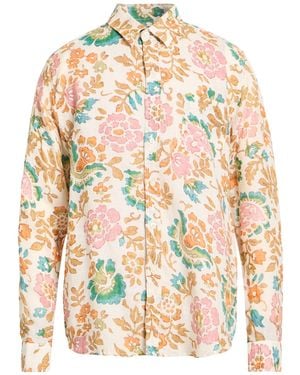 120% Lino Shirt Linen - White