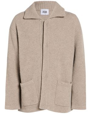 Alpha Studio Strickjacke - Natur