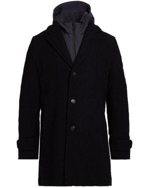 Paltò Midnight Coat Wool, Acrylic, Polyester, Polyamide - Blue