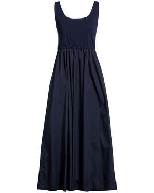 Xacus Maxi Dress Cotton, Elastane - Blue