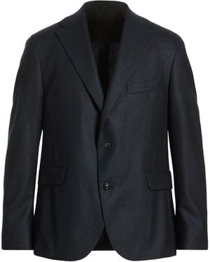EDUARD DRESSLER Midnight Blazer Virgin Wool - Black