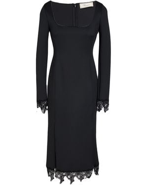Blumarine Midi Dress Polyester, Elastane - Black